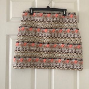 Loft Printed Skirt
